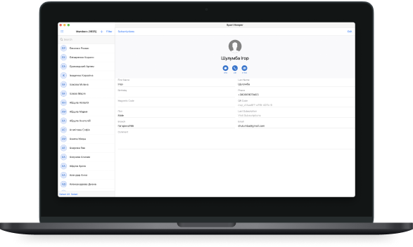 Sport Keeper CRM